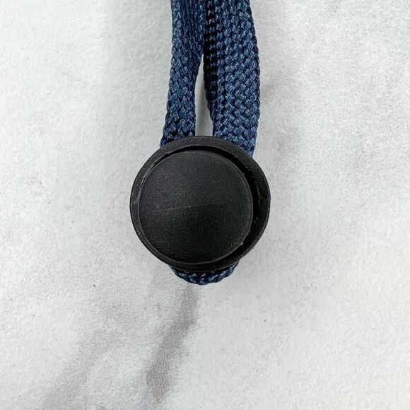 Blue Adjustable Double Clip ID Badge Holder School Work Lanyard Necklace - Picture 9 of 9